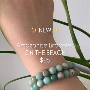 ✨ NEW ✨ ON THE BEACH (Amazonite Bracelet) $25